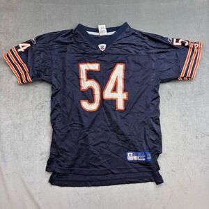 Reebok Chicago Bears Brian Urlacher 54 NFL Jersey Navy Men's XL